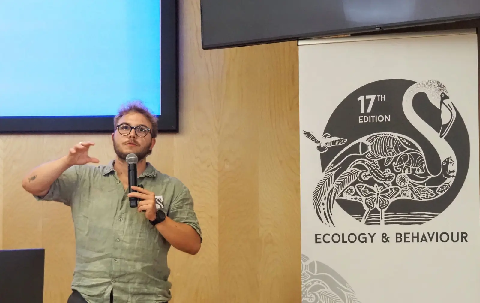 Pierre Bouchet presenting at a conference